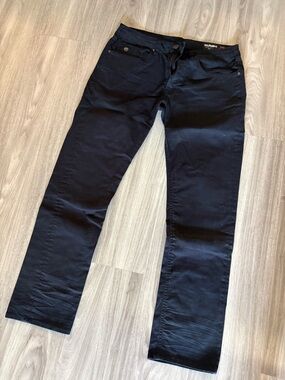 Buffalo David Bitton Men's Black Straight Pants